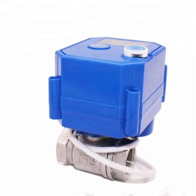 China General made in china Tianjin tianfei CWX-25S 2 inch stainless steel motorized ball valve for water for sale