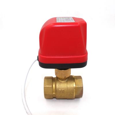 China AC220V AC24V CR02 DN15 DN20 DN25 DN32 General Electric Ball Valve For HVAC Systems Motorized Ball Valve For HVAC for sale