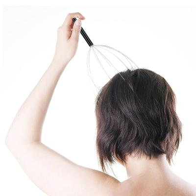 China Health Care Vibration Massage Head Massager Scalp Scratcher 12 Fingers Head Scratcher For Head Body Relaxation for sale