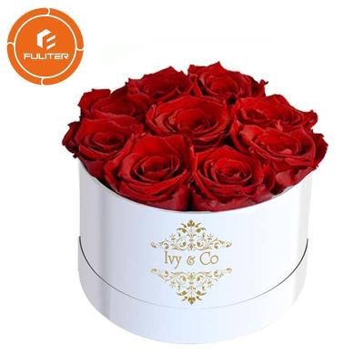 Cina Contenitore di regalo rosa d'imballaggio di qualità superiore del lusso unico su ordinazione della vendita all'ingrosso del contenitore di regalo del fiore in vendita