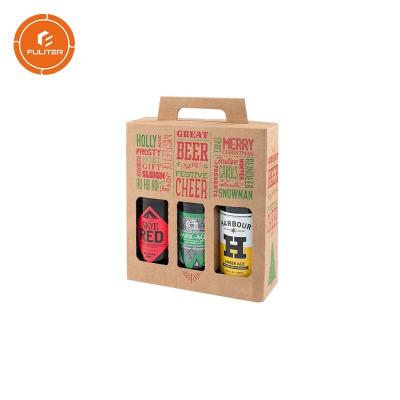 China Creative custom design of portable wine bottle gift box cardboard wine transport box for sale