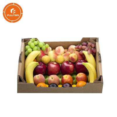 China Caja de empaquetado de empaquetado de encargo de la fruta de la caja de regalo de la fruta, salud que imprime la caja de empaquetado acanalada en venta