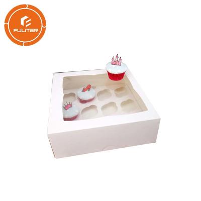 China Custom CMYK full color offset pla cardboard cake box mini cake box for sale