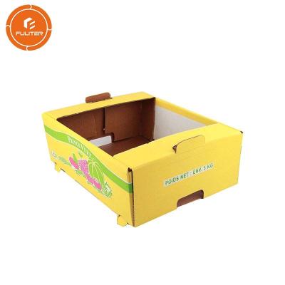 China Blanco del papel de la caja 120g Kraft de la fruta de la cartulina acanalada/color de la frente en venta