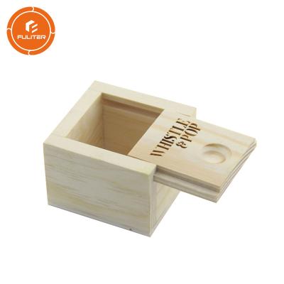 China Custom Decorative Wooden Boxes Handmade Wooden Craft Boxes For USB for sale