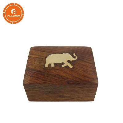 China Custom Made Wooden Gift Box Eco Friendly Glasses Wood Treasure Packing Box for sale