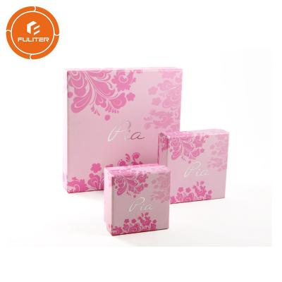 China Dozen van de de Doos Decoratieve Gift van Kerstmis zijn de Roze Juwelen op Juwelen Verpakking van toepassing Te koop