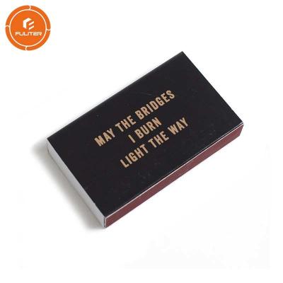 China Custom bulk box match printing from dongguan fuliter small boxes of matches for sale