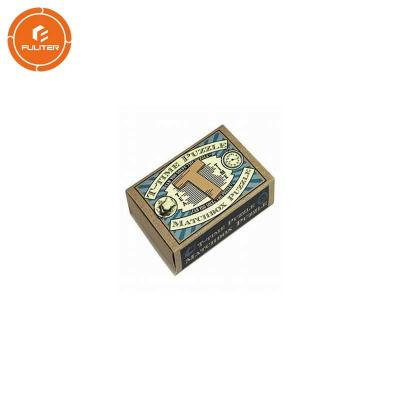 China Black magnetic Match Stick Boxes tea packaging box printed match boxes for sale