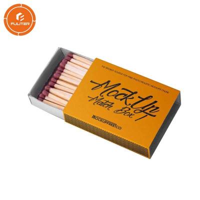 China Chinese Factory Reliable Match Stick Boxes Custom Matchstick Match In The Box for sale