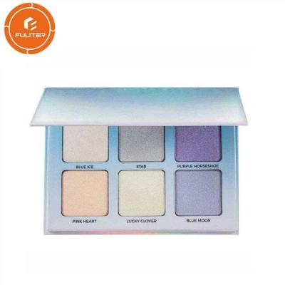 China Creative custom - made 6 - color eyeshadow palette for easy - to - carry packaging for sale