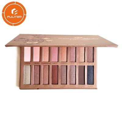 China Professional cardboard eye shadow packaging / eye shadow palette box for sale