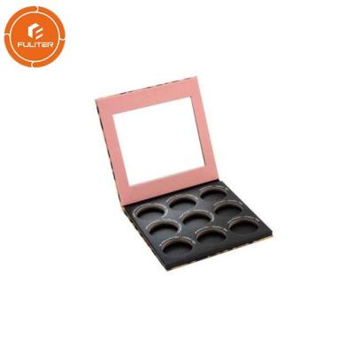 China Own brand eye shadow palette packaging 6 color round small box for sale