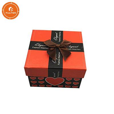 China cajas de cartón grandes de encargo automáticas muy elegantes y elegantes de la caja de reloj de la caja de reloj en venta