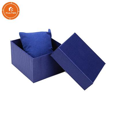 China Kraft Paper Strap Cardboard Watch Box Packaging Watch Gift Box Customized Size for sale