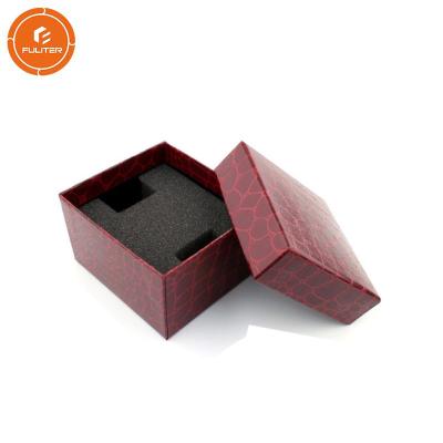 China giant cardboard boxes Paper Watch Box  Rigid Black Watch Box with Custom Logo for sale