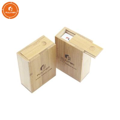 China Empty conventional size custom cigarette case square storage box wooden material for sale