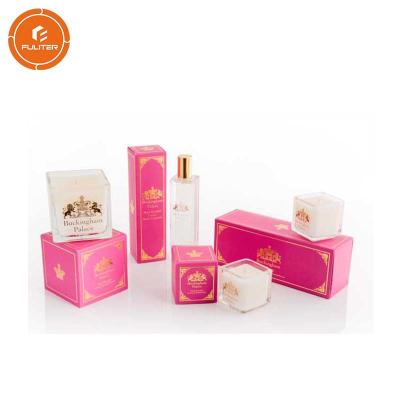 China Reliable Cardboard Candle Boxes Custom Made Luxury Candle Box Packaging for sale