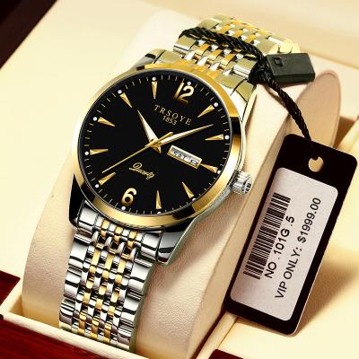 China Reloj China Wholesale Top Brand Automatic Chronograph Date OEM Luxury Watches For Man Steel TRS068 Cheap Quartz Wrist Watch Watch Man for sale