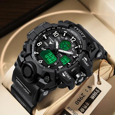 China 2021 8803 Large Face Alarm Multi-Function Waterproof Wrist Watches Low Price The Lead Time Display Quartz Digital Watch for sale