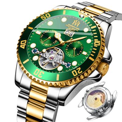 China Automatic Date Top Wholesale Tourbillon Automatic Mechanical Watches Waterproof 2006 Luxury Mens Wrist Watches for sale