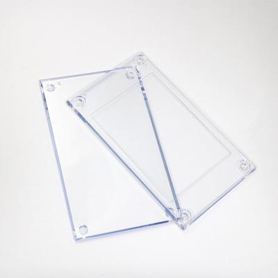 China Recycled Materials Wholesale High Quality Acrylic 1 Card Holder Screwdown Sports Trading Card Game Show Holder 1 Card for sale