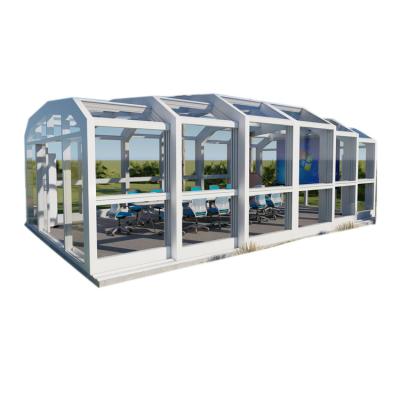 China Modern Solarium Greenhouse Solarium 3m X 4m Solarium Kit Sunrooms And Glass Houses for sale