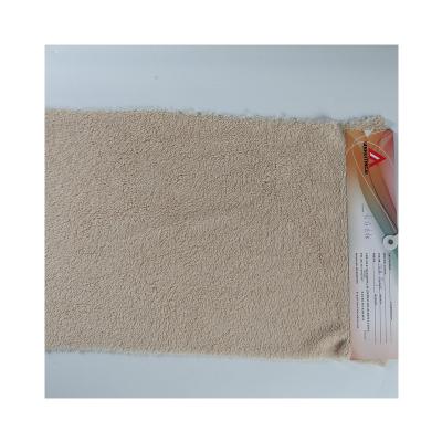 China Waterproof Excellent Quality Single Sided Beige Small Particles Of Comfortable Cotton Velvet for sale