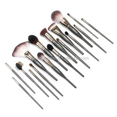 China Cangzhou Skin-Friendly Factory Logo Black Eye Brush Custom Makeup Brush Set for sale