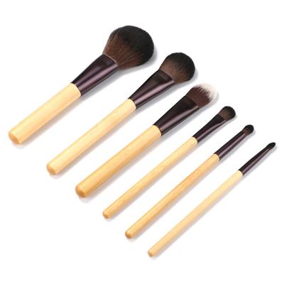 China Angular Blush Hot Selling Synthetic Hair Logo Makeup Brush Set Custom Supplier Vegan Hair for sale