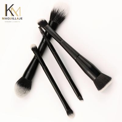 China Angular blush factory direct double head multifunctional makeup brush single makeup brush for sale