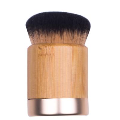 China Foundation Brush China Manufacturer Handmade Makeup Kabuki Foundation Bamboo Material Brush for sale