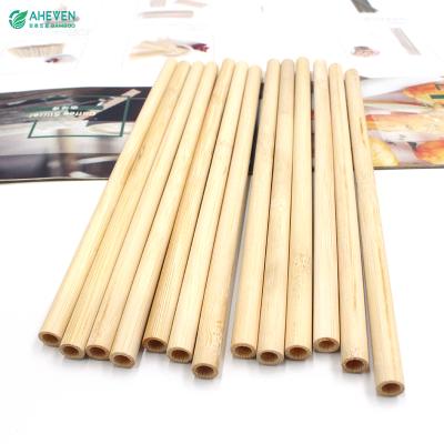 China Bar Accessary Utensil Pure Natural Bamboo Straws Drinks Reusable Straws Bamboo Straw Peeled for sale