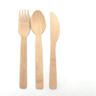 China Disposable Reusable Natural Bamboo Knife Food Dish Knife Food Cutlery For Home Restaurant for sale