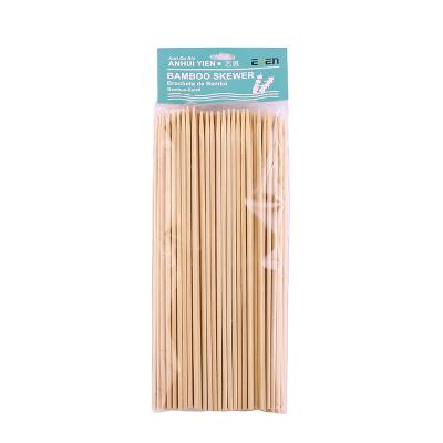 China Free Sample Natural Round Skewer Bamboo Sticks For Outdoor Bbq for sale