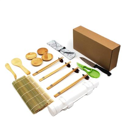 China Good Quality Healthy Natural Bamboo Sushi Making Kit Sets Sushi Tools For Home, Restaurant for sale