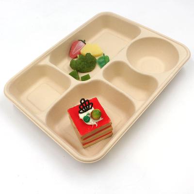 China Green Natural Disposable Bagasse Plate Tablewares For Restaurant, Outdoor, Travel for sale