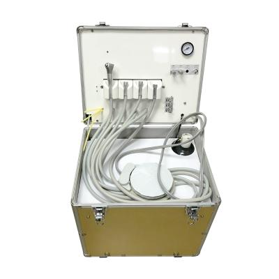 China High quality. With Built-in 14L Air Compressor Tank Air Compressor Air Compressor Air Turbine Built-in Portable Dental Unit/Turbine Mobile Dental Unit for sale