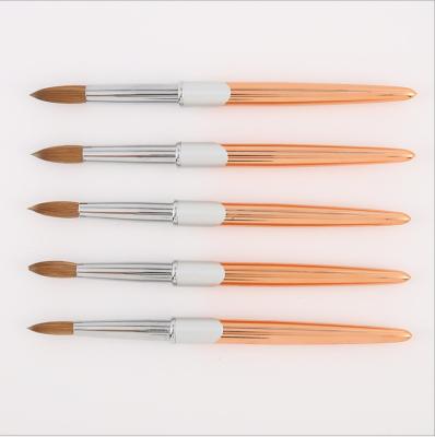 China NAIL 2020 professional 100% kolinsky acrylic nail brush for sale