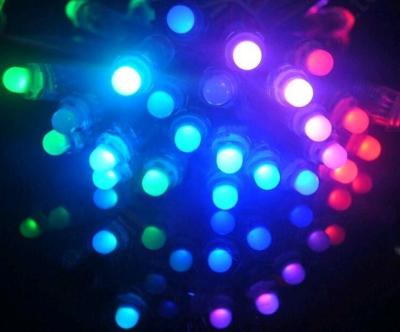 China AlGaInP Pixel Christmas LightsWaterproof RGB LED Auto Full Color Outdoor 2811 Pixel Module IC Led 12mm RGB Led Pixel Light String for sale