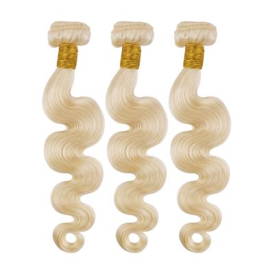 China Body Wave HW124 Body Wave 40 Inch 613 Blonde Brazilian Hair Bundles Bundles Raw Hair Weft Extensions for sale