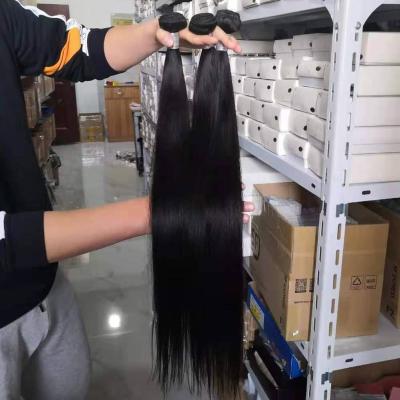 China HW051 Silky Straight Wave Peruvian Hair Bundles With Closure, Bundles 100 Raw Peruvian Straight Hair, 9A Grade Virgin Peruvian Hair for sale