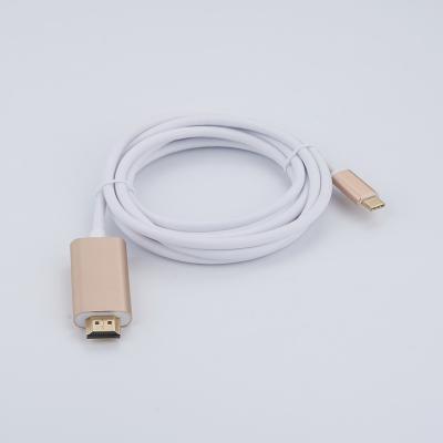 China Computer Shell 2K4K@60Hz USB 3.1 Type C / Mobeil Aluminum Cable To HDTV Adapter For Macbook for sale