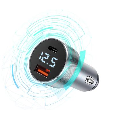 China Half Wholesale Price USB3.0 Mobile Phone Charger 36W Car Charger PD 18W Mobile Phone Adapter PD In-Car Mobile Phone Charger Super Fast Car for sale