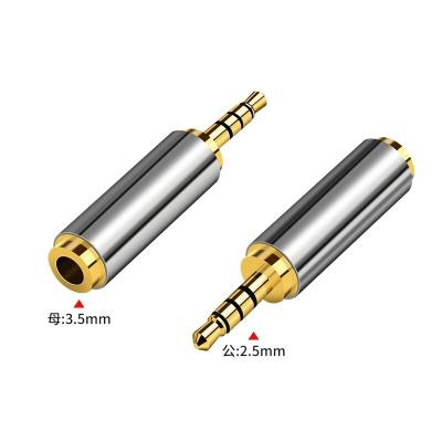 China COMPUTER 2.5mm Male to Female Premium Headphone 3 Ring Jack Audio Adapter 3.5mm Converter Headphone Earphone for sale