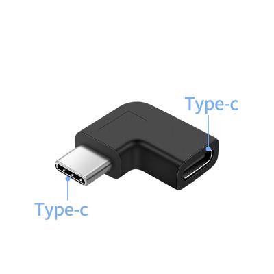 China Fast Transmission Speed ​​VEGGIEG Elbow Type-C Male To Type C USB C OTG Famle OTG Adapter Mobile Phone Accessories Adapter for sale