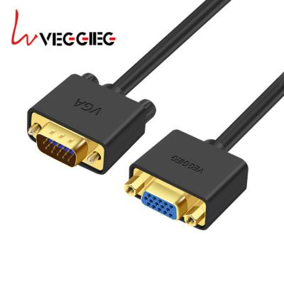 China 3M SVGA Male Computer VGA Cable Extension Shielded For Extension Video Cable PC Monitor for sale