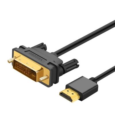 China COMPUTER Gold Plated HDTV Video Cord To DVI-D Cable Male To Female DVI Adapter Cable for sale