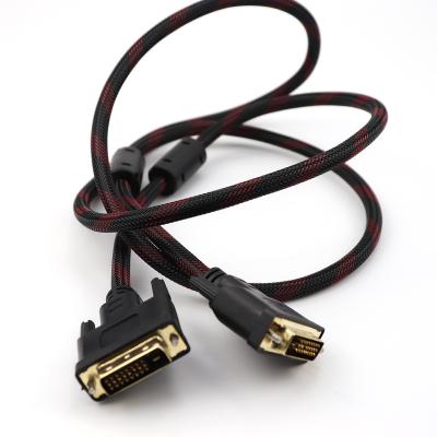 China COMPUTER Gold Plated 24+1 Male DVI Cable Dual Link DVI-D Monitor Vedia Cable Male for sale