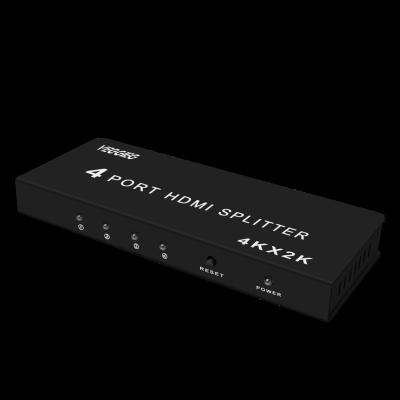 China Computer HDTV Splitter 1 In 4 Out Of 4K @30HZ Ultra HD Powered Splitter Box Supports 4KX2k 3D 1080P 1X4 Port for sale